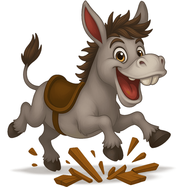 burro trabalhador